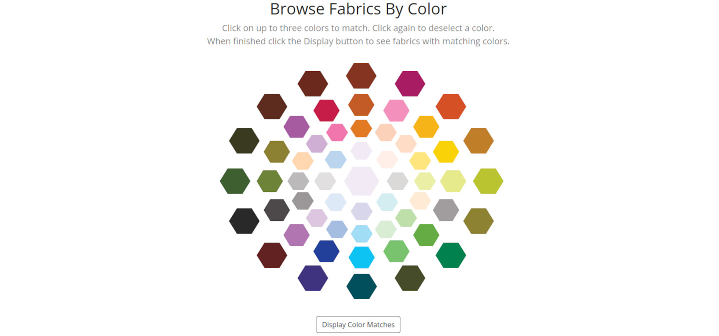 Explore Fabrics By Matching Colors